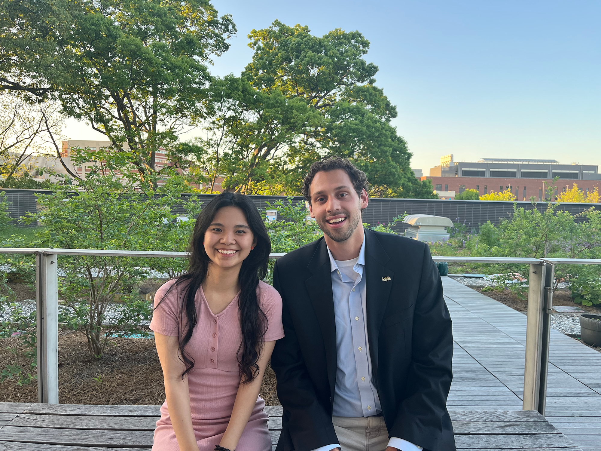 Left to right: Kiera Tran, executive vice president, and Haden Boone, president
